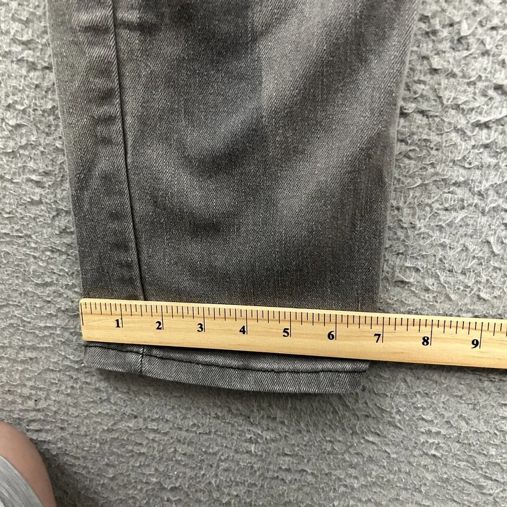 Levis Jeans Mens 30x32 Gray Denim 511 Slim Straight American Stretch Red Tab